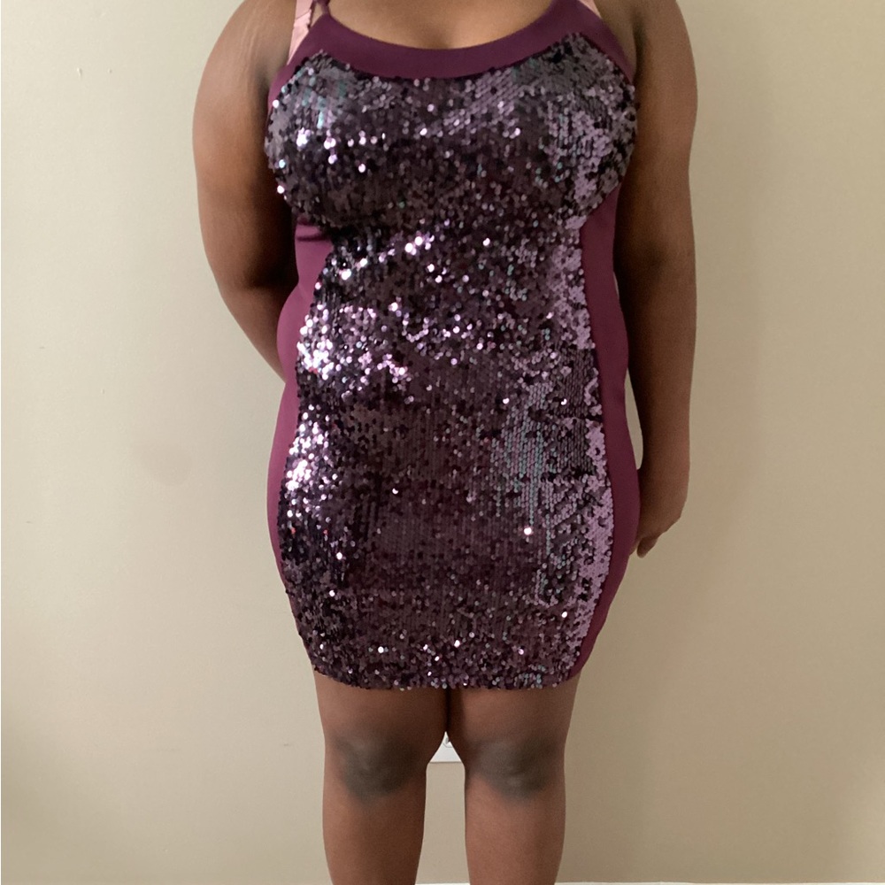 Plum Party Dress